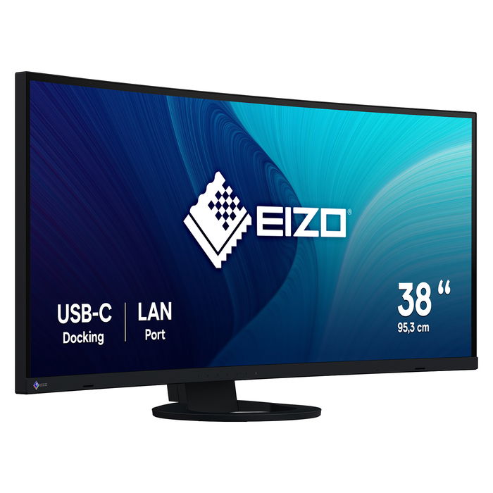 EIZO FlexScan EV3895-BK Monitor Curvo UltraWide 95.3 cm (37.5") 3840x1600 IPS 60Hz 24:10, USB-C 85W, 2xHDMI, DisplayPort, Altavoces, Negro