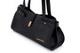 Lucky Bees Bolsa de Hombro Negra Cuero de Polivinilo Elegante y Versátil, Accesorio Imprescindible para Cualquier Ocasión