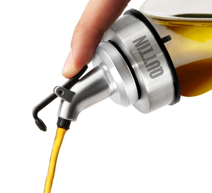 Quttin Aceitera de Vidrio 500ml con Tapón