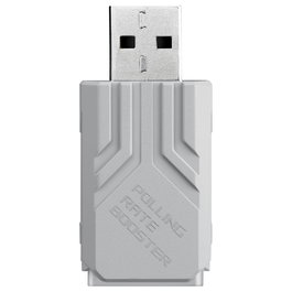 ASUS ROG Polling Rate Booster - Elevador de Tasa de Sondeo para Ratones y Teclados ROG, USB, 10g, Blanco