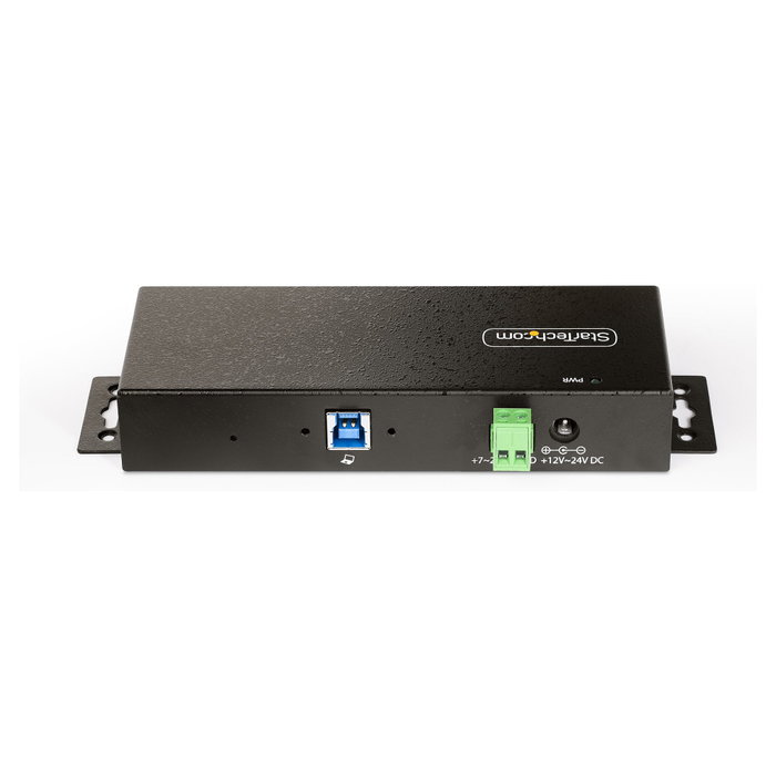 StarTech.com Hub USB Industrial Gestionado de 7 Puertos, Negro, Metal StarTech.com Hub USB Industrial Gestionado de 7 Puertos, Negro, Metal