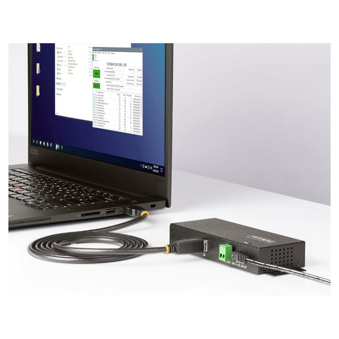 StarTech.com Hub USB Industrial Gestionado de 7 Puertos, Negro, Metal StarTech.com Hub USB Industrial Gestionado de 7 Puertos, Negro, Metal