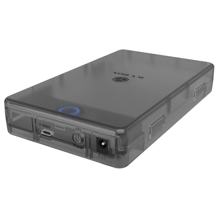 ICY BOX Spade Base 388 Carcasa para HDD/SSD 2,5/3,5 SATA USB Tipo C