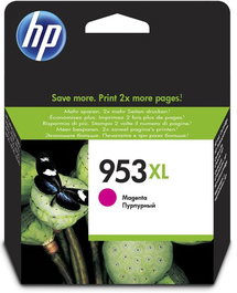 HP 953XL Cartucho de Tinta Original Magenta Alto Rendimiento (F6U17AE) Flash High Yield