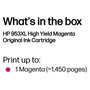 HP 953XL Cartucho de Tinta Original Magenta Alto Rendimiento (F6U17AE) Flash High Yield