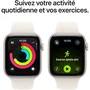 Apple MEHJ4ZRA Apple Watch SE 3 GPS 44 mm Caja de aluminio Starlight Correa deportiva Starlight M/L