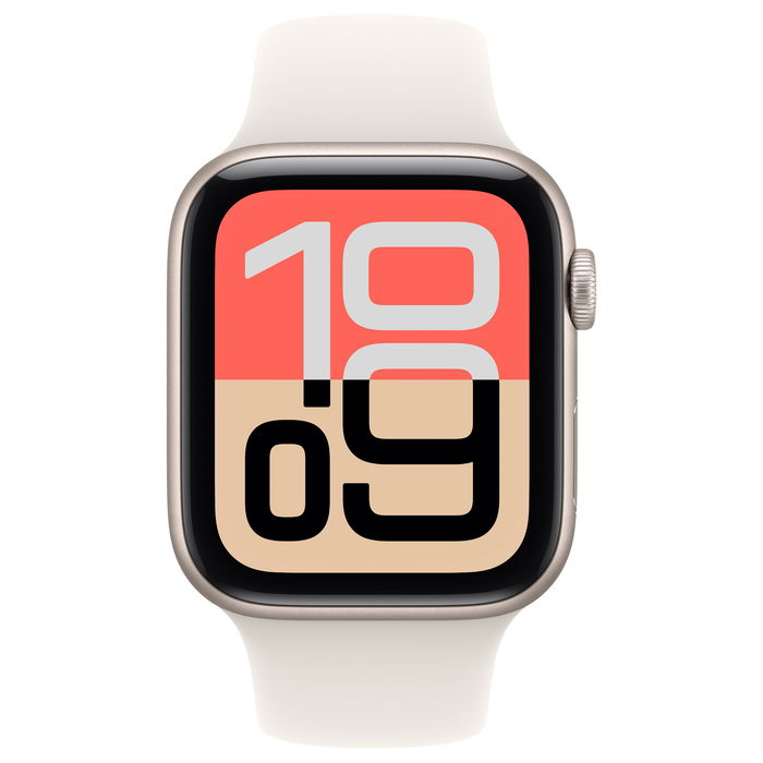 Apple Watch SE (3nd generation) Reloj Inteligente 44mm Aluminio Polarstern con Correa Deportiva M/L