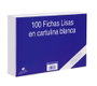 Mariola Fichas de Cartulina Lisa Nº. 4, 200x120 mm, Blanco