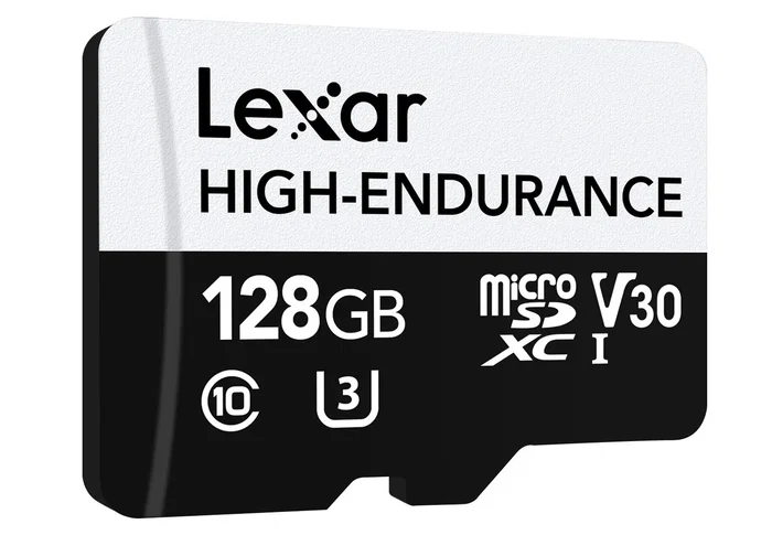 Lexar High-Endurance 128 GB Tarjeta de Memoria MicroSDXC UHS-I Clase 10, U3, V30