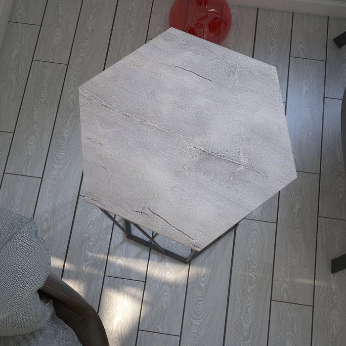Hanah Home Mesa Auxiliar Cetrus Deniz - Oak, Tablero de Partículas Roble y Negro, 40x62x35 cm Hanah Home Mesa Auxiliar Cetrus Deniz - Oak, Tablero de Partículas Roble y Negro, 40x62x35 cm