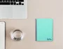 Liderpapel Cuaderno Espiral A6 Micro Wonder Verde Pastel Turquesa 120 Hojas Cuadriculado 5mm