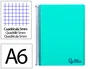 Liderpapel Cuaderno Espiral A6 Micro Wonder Verde Pastel Turquesa 120 Hojas Cuadriculado 5mm