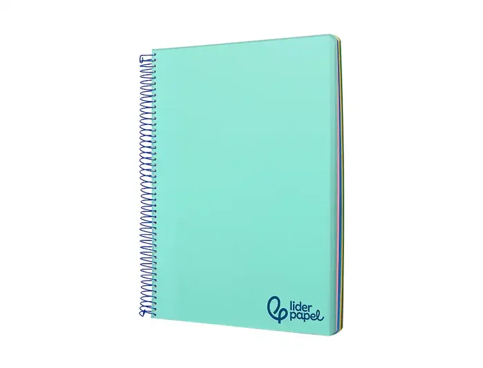 Liderpapel Cuaderno Espiral A6 Micro Wonder Verde Pastel Turquesa 120 Hojas Cuadriculado 5mm Liderpapel Cuaderno Espiral A6 Micro Wonder Verde Pastel Turquesa 120 Hojas Cuadriculado 5mm