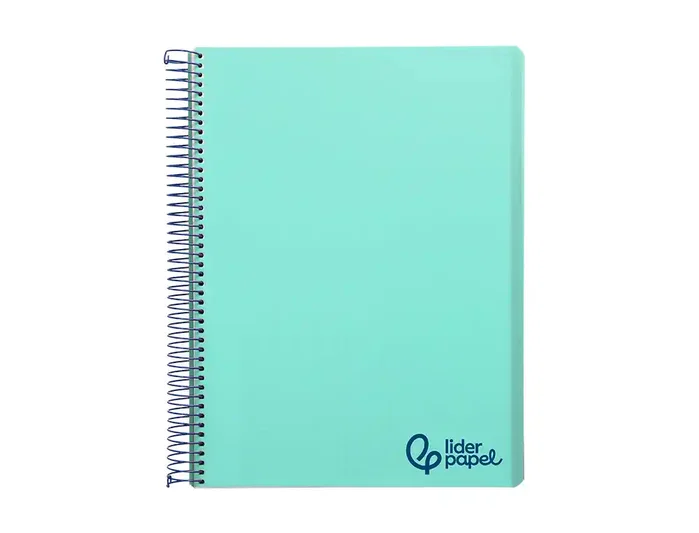 Liderpapel Cuaderno Espiral A6 Micro Wonder Verde Pastel Turquesa 120 Hojas Cuadriculado 5mm Liderpapel Cuaderno Espiral A6 Micro Wonder Verde Pastel Turquesa 120 Hojas Cuadriculado 5mm