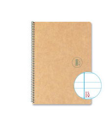 Bloc Escolofi Green Tapa Dura A4 50H Cuadric.4X4 80G Reciclado Con Margen Verde (Set de 5)