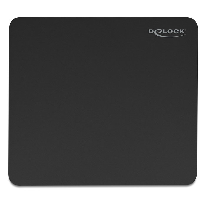 DeLOCK Alfombrilla de ratón con revestimiento de cristal Negra 450 x 400 mm DeLOCK Alfombrilla de ratón con revestimiento de cristal Negra 450 x 400 mm