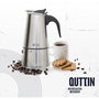 Cafetera Italiana Quttin 9 Tazas (6 Unidades)