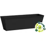 Garden Id Jardinera Green Care Impact Black-Anth 50 x 16 x 16 cm 10 años de garantía 100% reciclado Resistente UV/gel