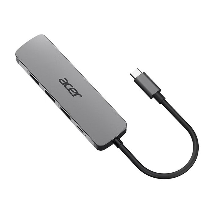 Acer 5-in-1 Type-C Dongle Plata Acer 5-in-1 Type-C Dongle Plata