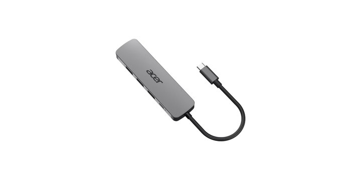 Acer 5-in-1 Type-C Dongle Plata Acer 5-in-1 Type-C Dongle Plata