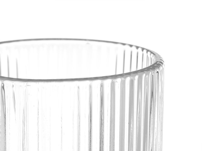 Vivalto Vaso Transparente Rayas 430 ml Vidrio 12,8 cm Alto 7,9 cm Diámetro (Set de 24) Vivalto Vaso Transparente Rayas 430 ml Vidrio 12,8 cm Alto 7,9 cm Diámetro (Set de 24)