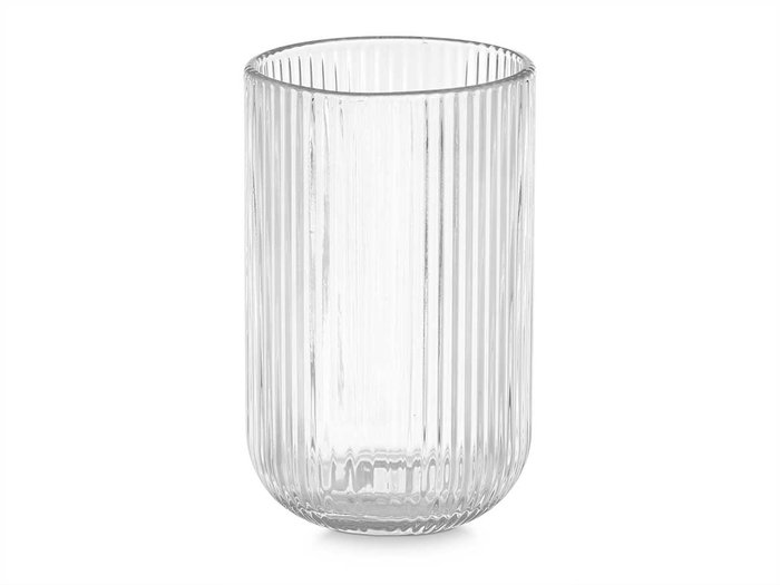 Vivalto Vaso Transparente Rayas 430 ml Vidrio 12,8 cm Alto 7,9 cm Diámetro (Set de 24) Vivalto Vaso Transparente Rayas 430 ml Vidrio 12,8 cm Alto 7,9 cm Diámetro (Set de 24)