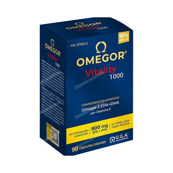 UGA NUTRACEUTICALS Omegor Vitality 1000 90 perlas UGA NUTRACEUTICALS Omegor Vitality 1000 90 perlas