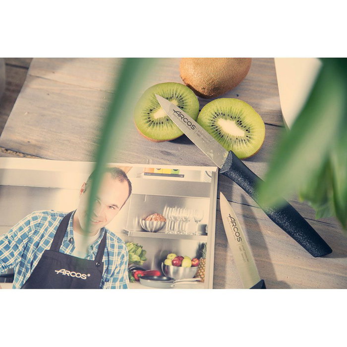 Arcos Cuchillo Mondador Serie Nova 85 mm Hoja Acero Inoxidable Nitrum Mango Polipropileno Arcos Cuchillo Mondador Serie Nova 85 mm Hoja Acero Inoxidable Nitrum Mango Polipropileno