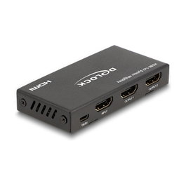 DeLOCK 18651 Divisor HDMI 1 x HDMI entrada a 2 x HDMI salida 4K 60 Hz