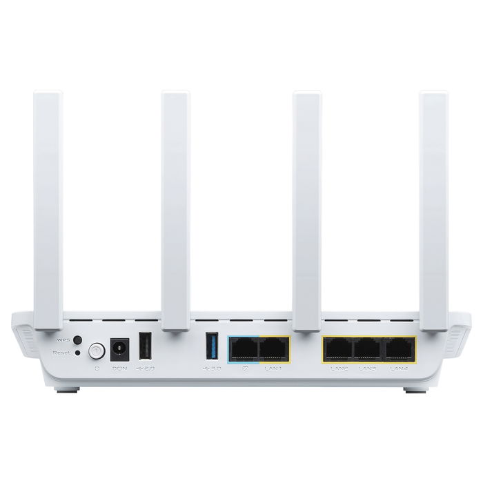 ASUS EBR63 ExpertWiFi Mesh Router Wi-Fi 6 Doble Banda (2.4GHz/5GHz) 2402 Mbps 4 Antenas Gigabit Ethernet USB Blanco