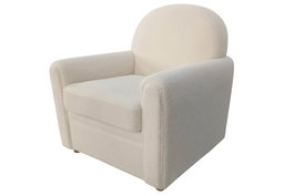 DKD Home Decor Butaca Blanco - Ancho 79 cm, Largo 72 cm, Alto 86 cm - Poliéster y Madera