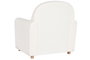 DKD Home Decor Butaca Blanco - Ancho 79 cm, Largo 72 cm, Alto 86 cm - Poliéster y Madera