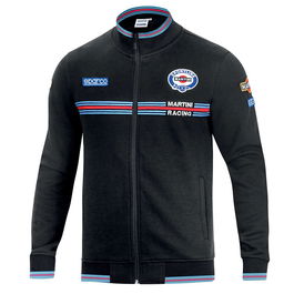 Sudadera con Capucha Hombre Sparco Martini Racing Negro