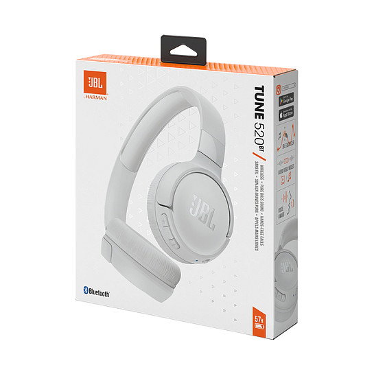 JBL Tune 520BT Auriculares Inalámbricos Blanco