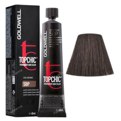 Goldwell TOPCHIC Tinte permanente 5BP Pearly Couture Brown Mid 60 ml Goldwell TOPCHIC Tinte permanente 5BP Pearly Couture Brown Mid 60 ml