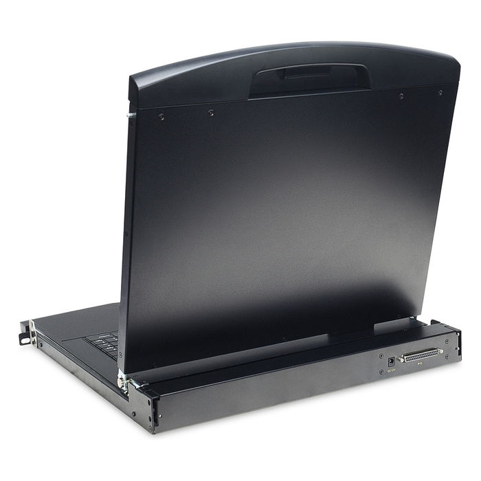 Digitus DA-70161 KVM Console LCD 19 Pulgadas, 16 Puertos CAT 5, Teclado US para Gestión de Servidores