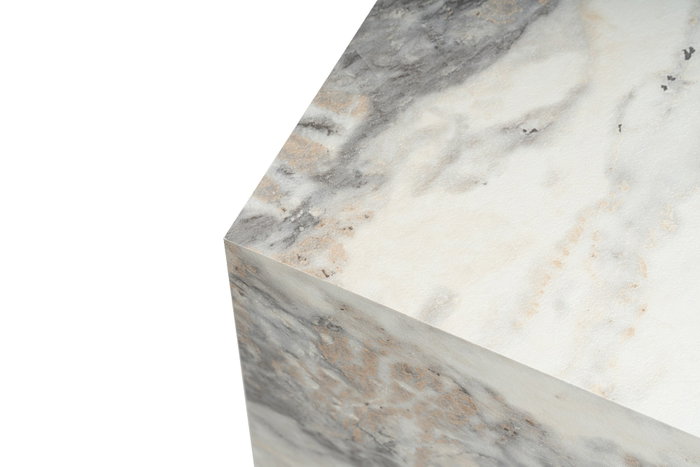 Nordure Mesa Auxiliar Freesia MDF 45x50x45cm Elegante y Sofisticada para Hogar