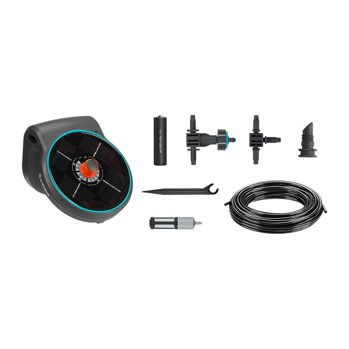 Gardena aquaBloom Set de riego solar para hasta 20 plantas