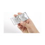 Durable Placas de identificación Classic con imán 34x74 mm, plata, 10 unidades