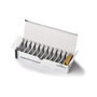 Durable Placas de identificación Classic con imán 34x74 mm, plata, 10 unidades