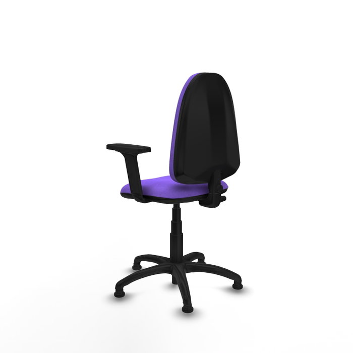 PIQUERAS Y CRESPO Silla de oficina Aýna Lila con Brazos 2D PIQUERAS Y CRESPO Silla de oficina Aýna Lila con Brazos 2D