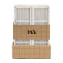 Day Juego 2 Cajas Plegables 25x16,5 cm Blanco 3,3L