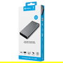 SANDBERG Powerbank 20000 mAh, Carga Rápida USB-C PD 100W con Quick Charge 3.0, Pantalla LED, Aluminio, Color Gris