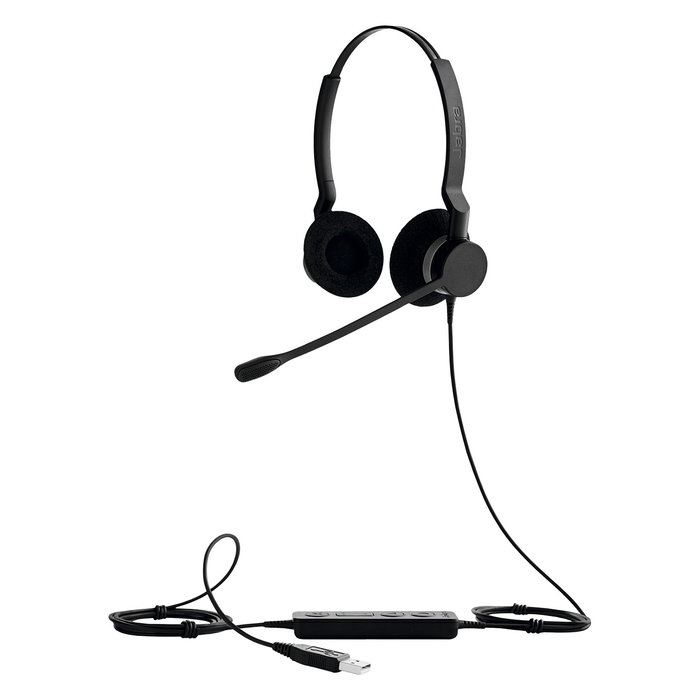 Jabra Jabra Biz 2300 USB UC Duo Binaural Negro