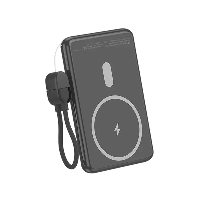 Leotec Power Bank Inalámbrico 5000mAh 20W Negro LEPOWW20W5K Leotec Power Bank Inalámbrico 5000mAh 20W Negro LEPOWW20W5K