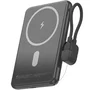 Leotec Powerbank 5000mAh 20W Carga Inalámbrica Negra con Cable USB-C
