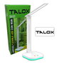 TALOX Lámpara Flexo LED RGB Blanca con Base de Color SM-625