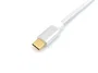Equip Cable USB-C a USB-C 3.2 Gen 2 (10 Gbps) PD 100W E-Mark, Malla Trenzada 0.5m Plata y Blanco - Ref: 128355