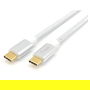 EQUIP 128355 Cable USB-C 3.2 a USB-C Macho Macho 0.5m 10Gbps 100W 5A 4K/60Hz Blanco