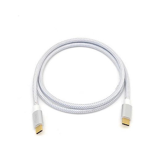 EQUIP 128355 Cable USB-C 3.2 a USB-C Macho Macho 0.5m 10Gbps 100W 5A 4K/60Hz Blanco